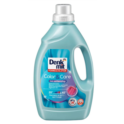 Гель для прання кольорових речей Denkmit Color & Care, 30 прань, 1,5 л